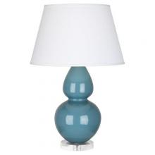 Robert Abbey OB23X - Steel Blue Double Gourd Table Lamp