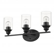 Acclaim Lighting IN41452BK - Gemma 3-Light Matte Black Vanity