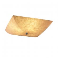 Justice Design Group CLD-9672-25-ABRS - 24" Semi-Flush Bowl w/ GU24-LED Lamping