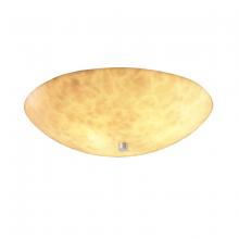 Justice Design Group CLD-9672-35-NCKL - 24" Semi-Flush Bowl w/ GU24-LED Lamping