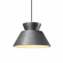 Justice Design Group CER-6420-ANTS-ABRS-BKCD-LED1-700 - Trapezoid 1-Light LED Pendant