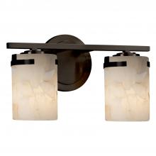 Justice Design Group ALR-8452-10-DBRZ - Atlas 2-Light Bath Bar