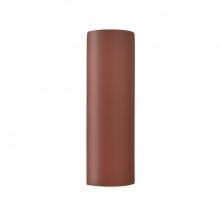 Justice Design Group CER-5400W-CLAY - ADA Tube - Closed Top (Outdoor)