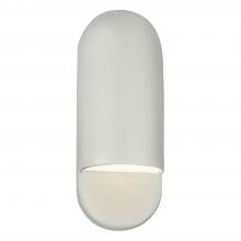 Justice Design Group CER-5620-MAT-LED1-1000 - Small ADA Capsule LED Wall Sconce