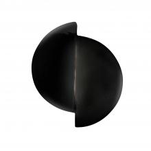 Justice Design Group CER-5675-BKMT - ADA Offset Circle LED Wall Sconce