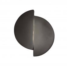 Justice Design Group CER-5675-GRY - ADA Offset Circle LED Wall Sconce