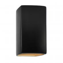 Justice Design Group CER-5915-CBGD-LED1-1000 - Small ADA LED Rectangle - Open Top & Bottom