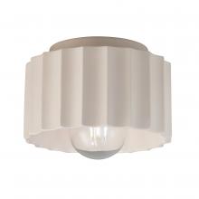 Justice Design Group CER-6183W-MAT - Gear Outdoor Flush-Mount