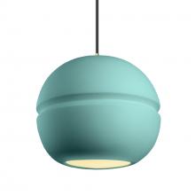 Justice Design Group CER-6415-RFPL-ABRS-BKCD - Large Sphere 1-Light Pendant