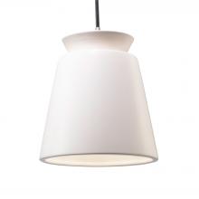 Justice Design Group CER-6425-MAT-NCKL-BKCD-LED1-700 - Small Trapezoid LED Pendant