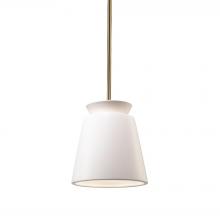 Justice Design Group CER-6425-MAT-ABRS-RIGID - Small Trapezoid Pendant