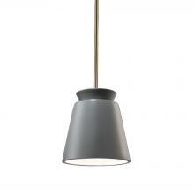 Justice Design Group CER-6425-PWGN-ABRS-RIGID - Small Trapezoid Pendant