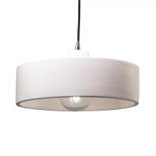 Justice Design Group CER-6460-BIS-CROM-BKCD - Dish Pendant