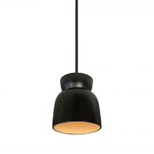 Justice Design Group CER-6515-CBGD-MBLK-RIGID - Large Hourglass Pendant