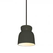 Justice Design Group CER-6515-PWGN-MBLK-RIGID - Large Hourglass Pendant