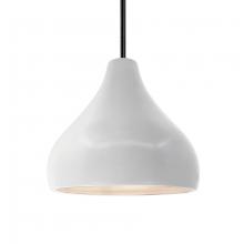 Justice Design Group CER-6563-BIS-MBLK-RIGID - Medium Droplet 1-Light Pendant