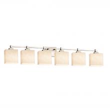 Justice Design Group CLD-8426-55-NCKL-LED6-4200 - Tetra 6-Light LED Bath Bar