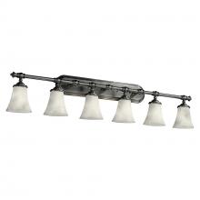 Justice Design Group CLD-8526-20-NCKL-LED6-4200 - Tradition 6-Light LED Bath Bar