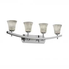 Justice Design Group CLD-8594-20-NCKL-LED4-2800 - Archway 4-Light LED Bath Bar