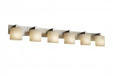 Justice Design Group CLD-8926-30-NCKL-LED6-4200 - Modular 6-Light LED Bath Bar