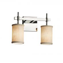 Justice Design Group FAB-8412-10-CREM-CROM - Union 2-Light Bath Bar