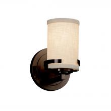 Justice Design Group FAB-8451-10-CREM-DBRZ-LED1-700 - Atlas 1-Light LED Wall Sconce