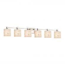 Justice Design Group FAL-8426-30-NCKL-LED6-4200 - Tetra 6-Light LED Bath Bar