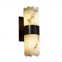 Justice Design Group FAL-8762-12-MBLK-LED2-1400 - Dakota 2-Up & Downlight LED Wall Sconce