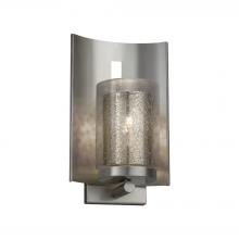 Justice Design Group FSN-7591W-10-MROR-NCKL-LED1-700 - Embark 1-Light Outdoor LED Wall Sconce