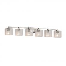 Justice Design Group FSN-8436-55-SEED-NCKL-LED6-4200 - Regency 6-Light LED Bath Bar