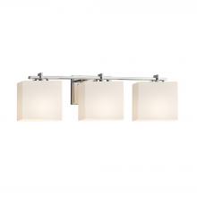 Justice Design Group FSN-8443-55-OPAL-CROM - Era 3-Light Bath Bar