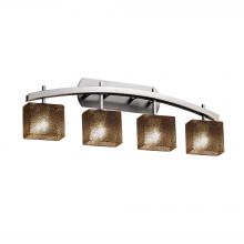 Justice Design Group FSN-8594-55-MROR-NCKL-LED4-2800 - Archway 4-Light LED Bath Bar