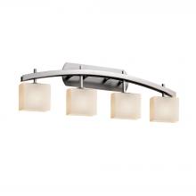 Justice Design Group FSN-8594-55-OPAL-NCKL-LED4-2800 - Archway 4-Light LED Bath Bar