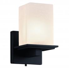 Justice Design Group FSN-8671-15-FRCR-MBLK-LED1-700 - Montana 1-Light LED Wall Sconce