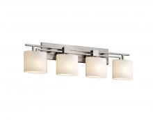 Justice Design Group FSN-8704-30-OPAL-NCKL-LED4-2800 - Aero 4-Light LED Bath Bar