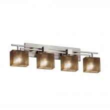 Justice Design Group FSN-8704-55-MROR-NCKL-LED4-2800 - Aero 4-Light LED Bath Bar