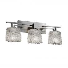 Justice Design Group GLA-8703-30-LACE-NCKL-LED3-2100 - Aero 3-Light LED Bath Bar