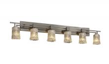 Justice Design Group GLA-8706-16-CLRT-NCKL-LED6-4200 - Aero 6-Light LED Bath Bar