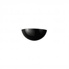 Justice Design Group CER-1300-BLK-LED1-1000 - Small LED Quarter Sphere