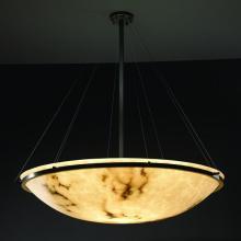 Justice Design Group FAL-9694-35-MBLK-LED6-6000 - 36" LED Pendant Bowl w/ Ring