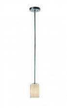 Justice Design Group FSN-8816-15-RBON-CROM-RIGID-LED1-700 - Small 1-Light LED Pendant