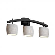 Justice Design Group POR-8593-10-WAVE-CROM - Archway 3-Light Bath Bar