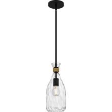 Quoizel QPP6782MBK - Govada 1-Light Matte Black Mini Pendant