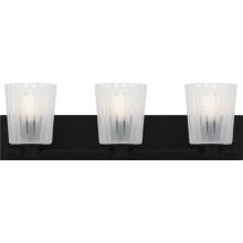 Quoizel RAY8624MBK - Gray 3-Light Matte Black Bath Light