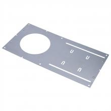 Satco Products Inc. 80/865 - 4-Inch Asymmetric New Construction Recessed Downlight Mounting Plate; Flat