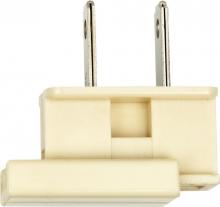 Satco Products Inc. 90/696 - Slide Plug; Polarized; 18/2-SPT-2; 8A-125V; Ivory Finish