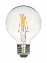 Satco Products Inc. S11365 - 5.5 Watt G25 LED; Clear; Medium base; 3000K; 120 Volt