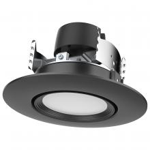 Satco Products Inc. S11854 - 7.5 Watt; LED Retrofit Downlight; Gimbaled; 120 Volt; CCT Selectable; Black Finish