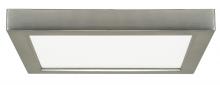 Satco Products Inc. S21515 - Blink - 18.5W- 9" Surface Mount LED - 3000K- Square Shape - Brushed Nickel Finish - 120V