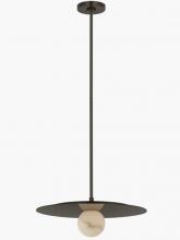 Visual Comfort & Co. Signature Collection KW 5526MBZ-ALB - Pertica 18" Disc Pendant